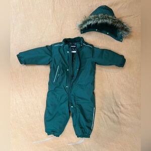 Reima Waterproof Green Snowsuit